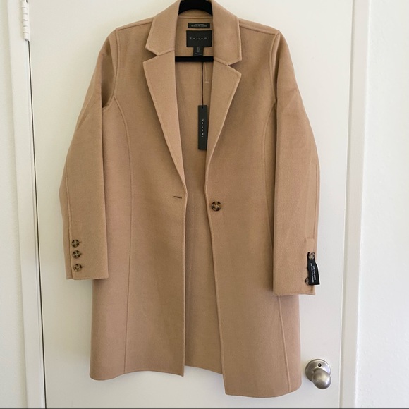 Luxe wool cashmere blend camel coat - Picture 6 of 7